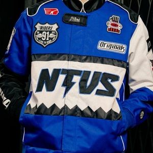 NTVS Original Moto Jacket Racing Blue-L